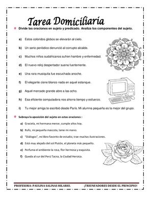 MODIFICADORES DEL SUJETO 6TO TAREA