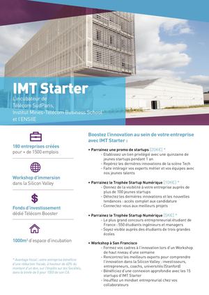 IMT Starter, l'incubateur de Télécom SudParis