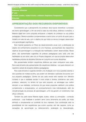 Material Digital: Odisseia - Ciências 2º ano