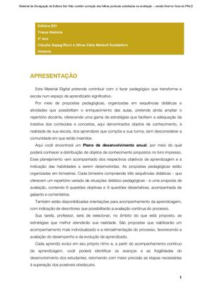 Material Digital: Trisca - História 5º ano