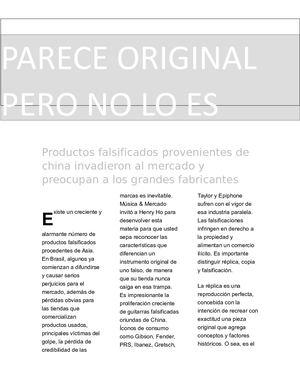 IDENTIFICA GIBSON FALSA