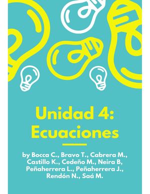 Ecuaciones