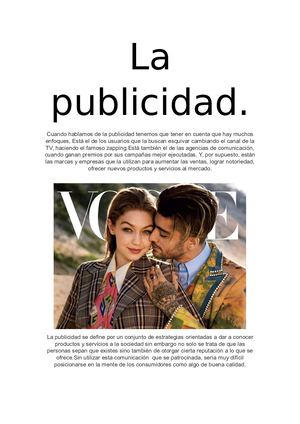 La Publicidad