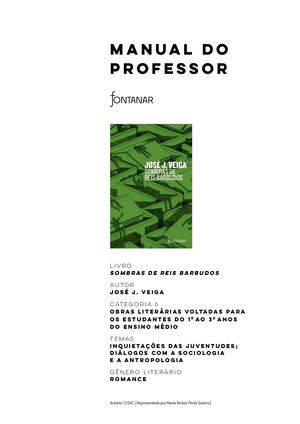 Manual Do Professor Sombras De Reis Barbudos