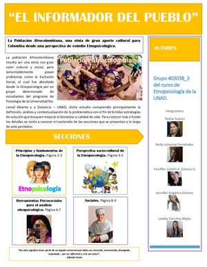 Periódico Actividad Final - Grupo 3