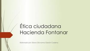 ÉTicaciudanana Diana Garzon