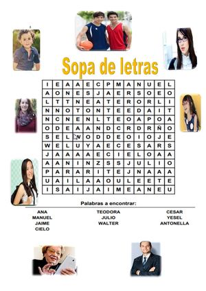 Sopa De Letras Luz