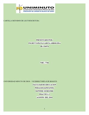 Cartilla Metodo Eclectico