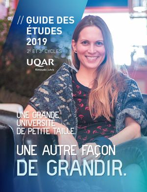 Guide des études - Cycles supérieurs 2019