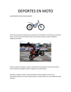 Deportes En Moto