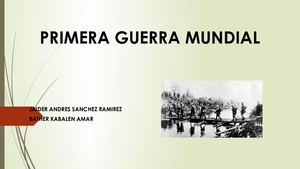 Primera Guerra Mundial