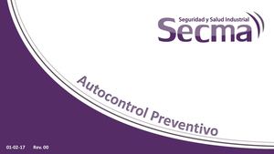 Autocontrol Preventivo