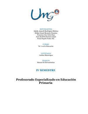 Manual de Herramientas Microsoft