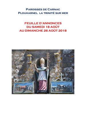 Feuille D'annonces 26 08