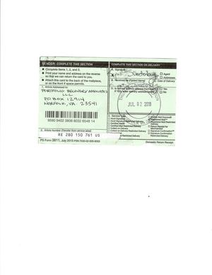 A for V to Portfolio Recovery Associates LLC