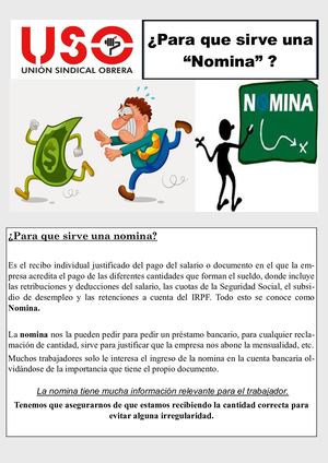 Para Que Sirve Una Nomina Pub