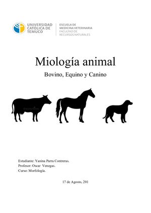 Miología Animal