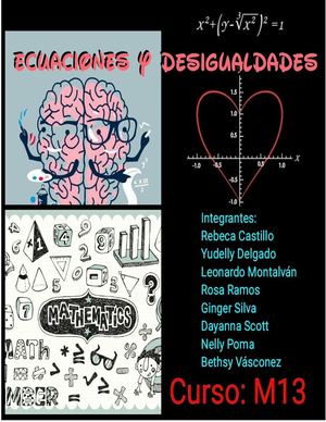 Ecuaciones Y Desigualdades Libro Digital M13