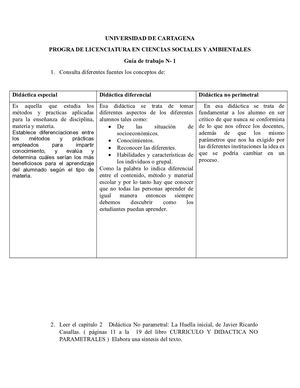 Guia De Trabajo