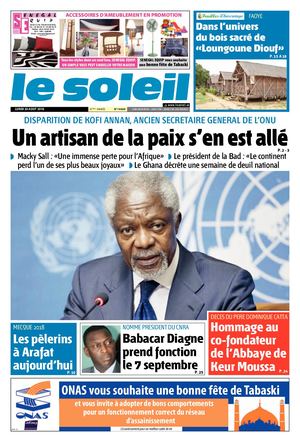 Edition Du 20 Aout 2018