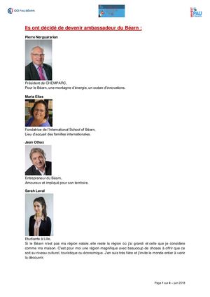 Ambassadeurs du Béarn