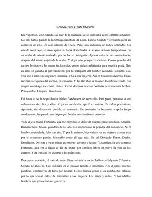 Cenizas, Yugo Y Grito Libertario