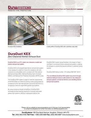 Get Kitchen Exhaust Duct System By Dura Systems