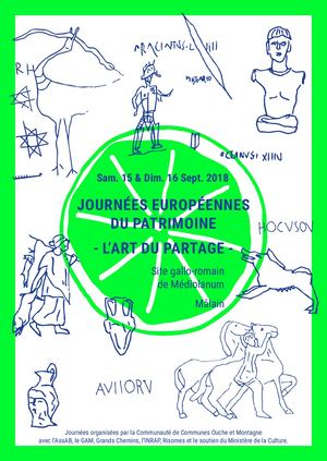 Programme des JEP 2018 - L'art du partage - Médiolanum