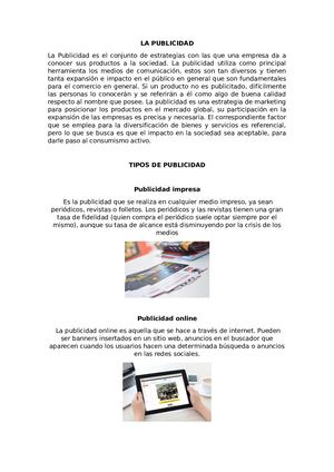 La Publicidad