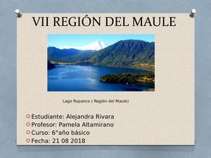 VII REGIÓN DEL MAULE
