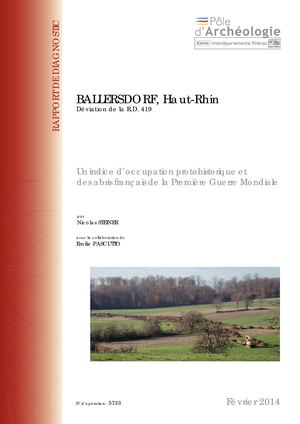 BALLERSDORF, Déviation de la RD 419 (d)