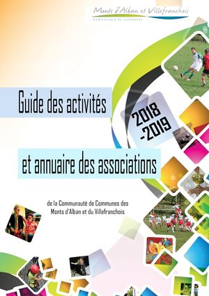 Guide Des Activités et annuaire des associations 2018/19 - Monts d'Alban et Villefranchois