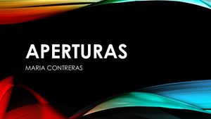 Técnicas de ventas;  Aperturas