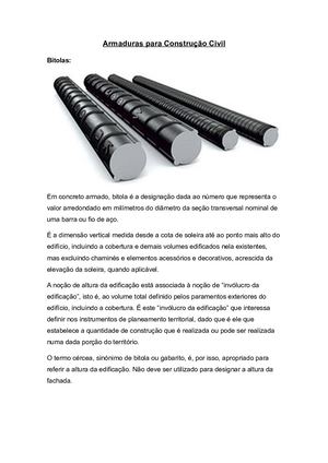 Armaduras Para Construção Civil