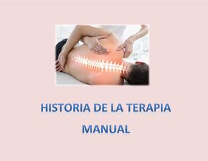 Linea De Tiempo Terapia Manual