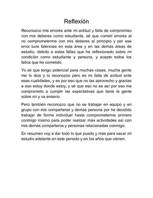 Reflexión