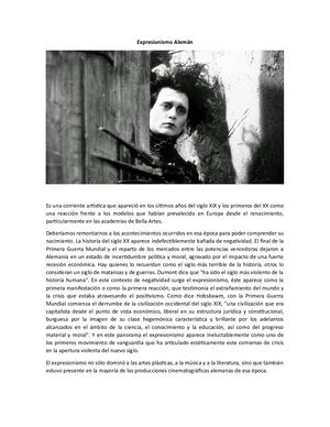 Expresionismo Alemán