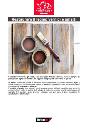 Calaméo restaurare il legno vernici e smalti Restaurare il legno