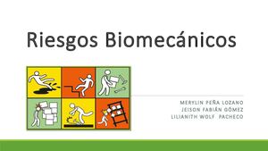 Riesgos Biomecánicos