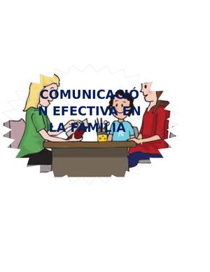 Comunicación efectiva en la Familia