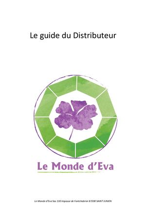 Le Guide Du Distributeur Le Monde D'eva