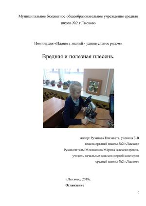 вредная и полдезная плесень