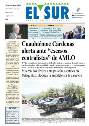 Impreso Viernes 24 Agosto 2018 240818