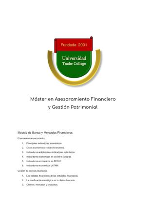Maestria Asesor Finanzas