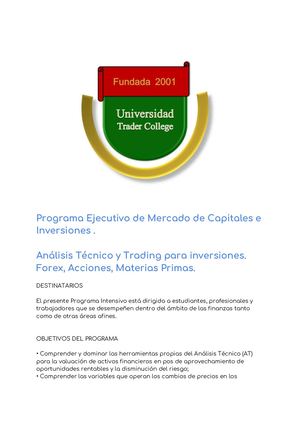 Ejecutivo  Mercado De Capitales e Inversiones
