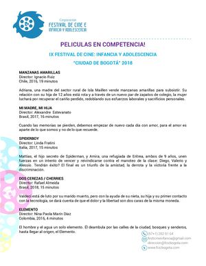 Sinopsis Peliculas 2018