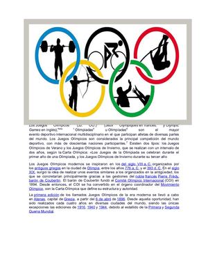 Los juegos olimpicos
