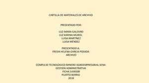 Elementos De Archivo