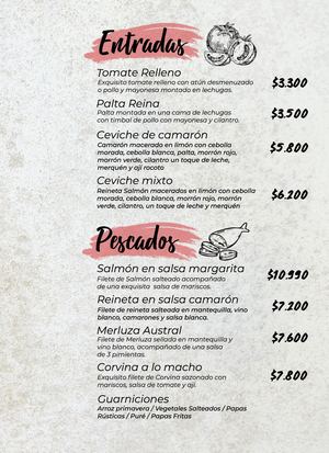 Carta Chivas Grill Concepción