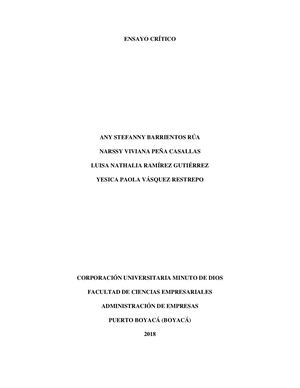 Ensayo Crítico ÉTica Profesional